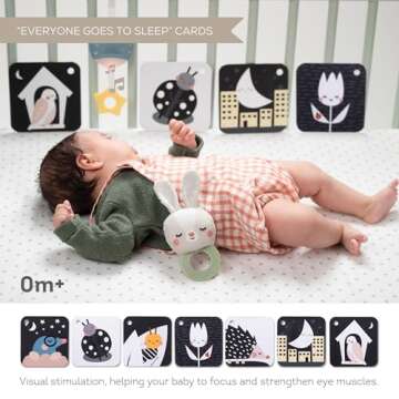 Taf Toys Newborn Bedtime Kit - Ultimate with 12 Activities for a Smooth Bedtime Routine - Includes Music and Light Unit - Ideal New Baby Boy or Girl (Bedtime kit)