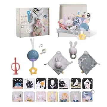 Taf Toys Newborn Bedtime Kit - Ultimate with 12 Activities for a Smooth Bedtime Routine - Includes Music and Light Unit - Ideal New Baby Boy or Girl (Bedtime kit)
