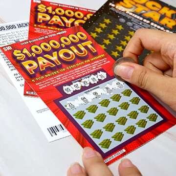 10 Pack Pregnancy Announcement Scratch Off Fake Lottery Tickets, Funny Surprise Pregnancy Reveal Idea Prank For Baby Reveals New Baby Announcement Game