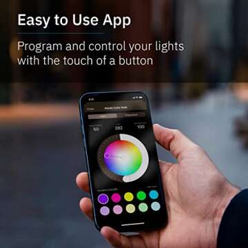abode Color Bulb - Smart LED Lights Let You Customize Color, Brightness, Temperature, Timing and Automation App – Connect Via WiFi, Works with Google Assistant and Alexa - 2 Pack
