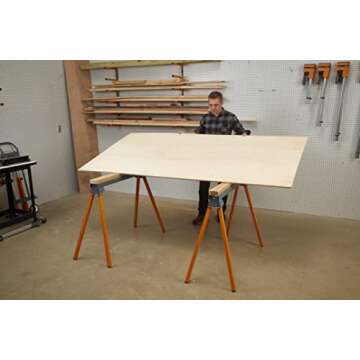 Heavy Duty Bora PM-3300T Folding Sawhorses Set of 2