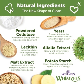 WHIMZEES Dental Chews for Dogs - Grain-Free, Effective