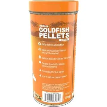 Omega One Goldfish Pellets - Sinking Medium Size for Healthy Fish