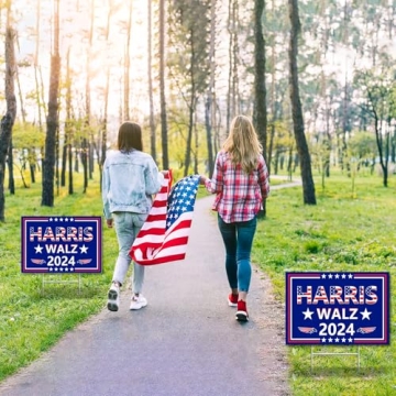 Harris Waltz 2024 Double-Sided Yard Sign