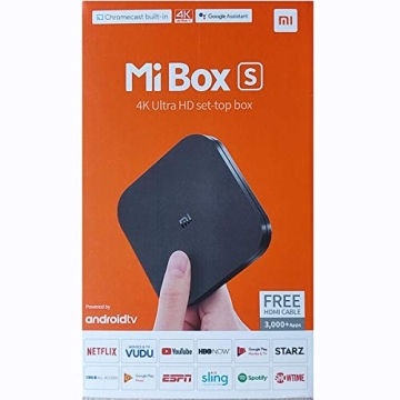 Xiaomi Mi Box S Android TV with Google Assistant Remote Streaming Media Player - Chromecast Built-in...