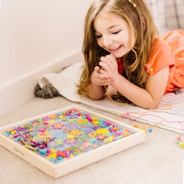 Melissa & Doug Deluxe Wooden Bead Set for Creative Fun