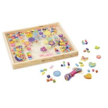 Melissa & Doug Deluxe Wooden Bead Set for Creative Fun