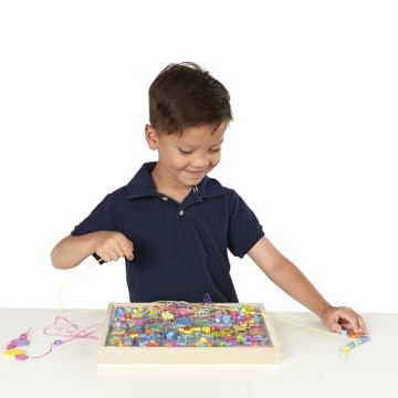 Melissa & Doug Deluxe Wooden Bead Set for Creative Fun