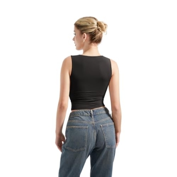 SUUKSESS Women Double Lined Buttery Soft Tank Top