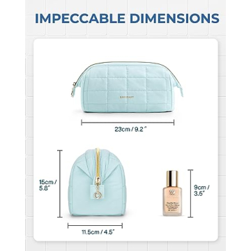BAGSMART Makeup Bag: Essential Travel Pouch for Women