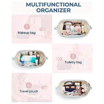 BAGSMART Makeup Bag: Essential Travel Pouch for Women