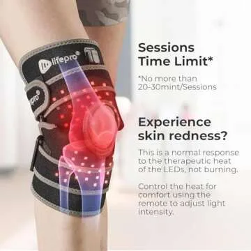 LifePro Red Light Therapy Knee Brace for Pain Relief