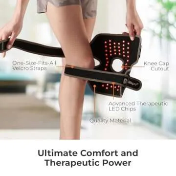 LifePro Red Light Therapy Knee Brace for Pain Relief