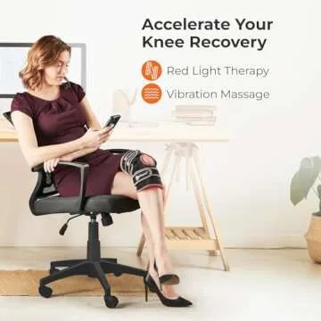 LifePro Red Light Therapy Knee Brace for Pain Relief