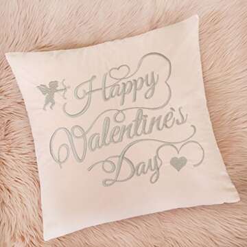 Homey COZY Valentine's Day Velvet Throw Pillow Cover