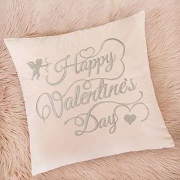 Homey COZY Valentine's Day Velvet Throw Pillow Cover