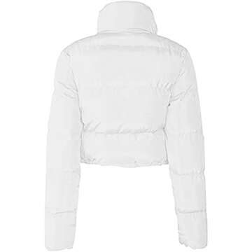 Ebifin Women's Lightweight Cropped Coat - Stylish and Warm