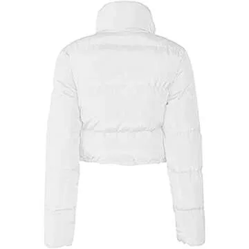 Ebifin Women's Lightweight Cropped Coat - Stylish and Warm
