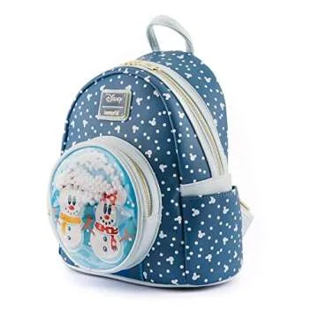 Adorable Loungefly Disney Snowman Mickey Minnie Mouse Bag for Winter Fun