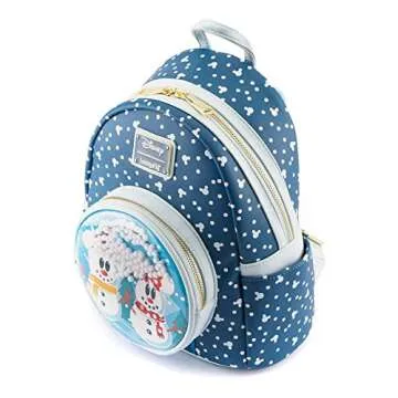 Disney Snowman Mickey and Minnie Loungefly Bag