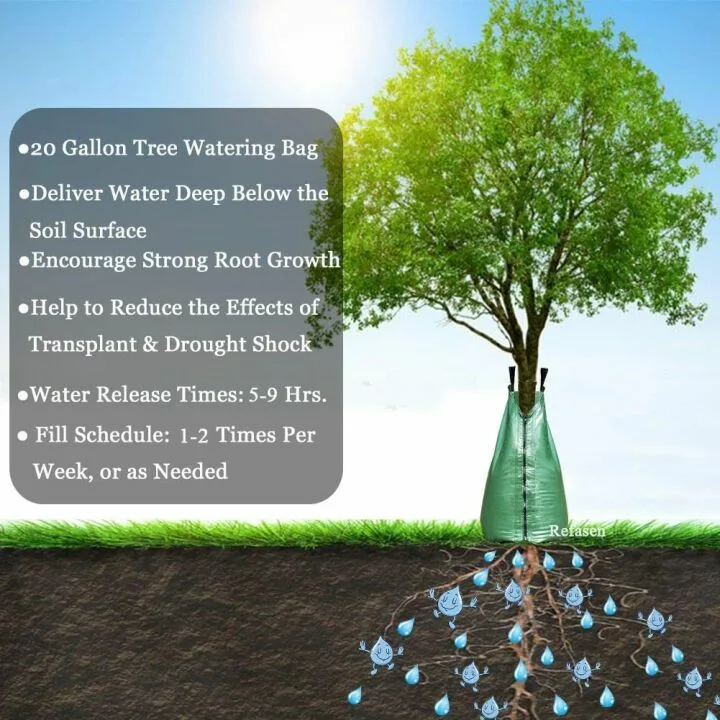 20 Gallon Tree Watering Bag for Healthy Trees