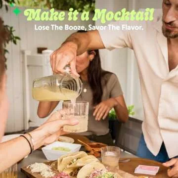 Batchwell's Classic Margarita Mix Singles: Skinny Cocktail Mixers, Mocktails Non-Alcoholic Drinks - Portable Cocktail Mix and Drink Mixers, Mocktail Mixers, No Stevia, No Artificial Sweeteners