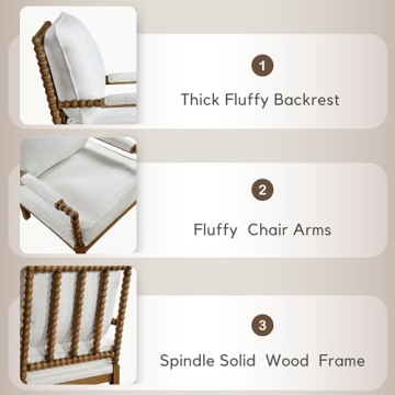 Dedee Mid Century Modern Boucle Accent Chair - Elegant Comfort