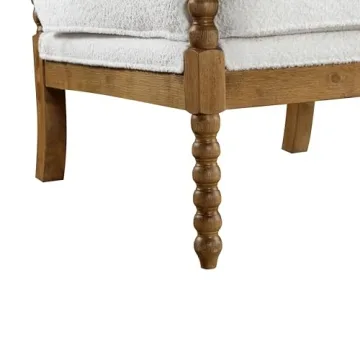 Dedee Mid Century Modern Boucle Accent Chair - Elegant Comfort