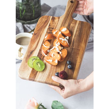 Premium Acacia Wood Cutting Board for Chefs and Hosts