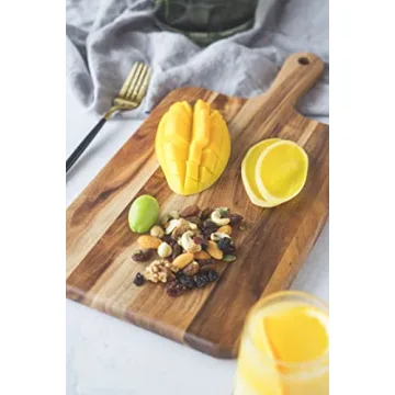 Premium Acacia Wood Cutting Board for Chefs and Hosts