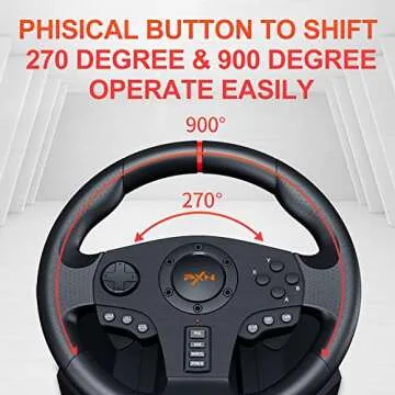 PXN PC Racing Wheel V900 Universal USB Steering Wheel