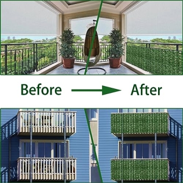 Artificial Ivy Privacy Fence Screen - UV-Anti 40x120in
