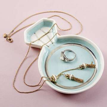 Kate Aspen Diamond Ring Wedding Trinket Dish, One Size