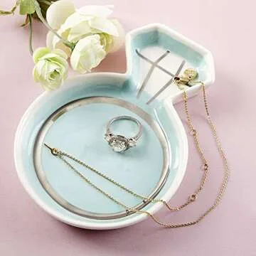 Kate Aspen Diamond Ring Trinket Dish for Special Occasions