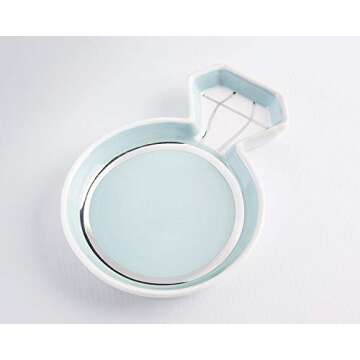 Kate Aspen Diamond Ring Wedding Trinket Dish, One Size