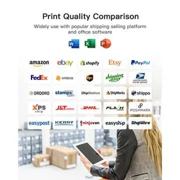 Nelko Genuine 4x6 Direct Thermal Shipping Label (Pack of 500 Fan-Fold Labels), Nelko 4x6 Thermal Labels for Nelko PL70E Shipping Label Printer, Perforated and Strong Adhesive, Commercial Grade