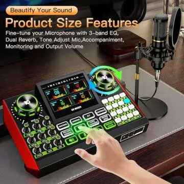 neculogy G9 Podcast Equipment Bundle, BM-800 Condenser with Voice Changer, Recording Studio Package - Podcast Microphone Bundle for Laptop, Streaming/Live Broadcast/YouTube Recording