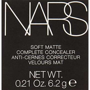 NARS Soft Matte Complete Concealer, Chantilly, 0.21 Ounce