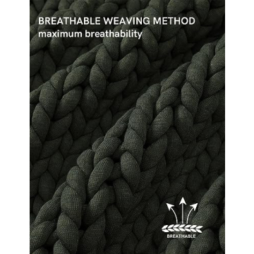 YnM Knitted Throw Blanket - Soft, Stylish Comfort