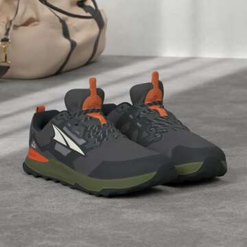 ALTRA Men's Lone Peak 7 Trail Running Shoe, Black/Gray, 11.5