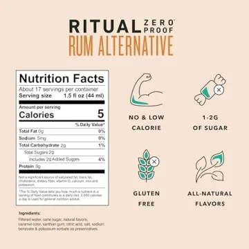Ritual Zero Proof Rum Alternative 750ml Non-Alcoholic Spirit