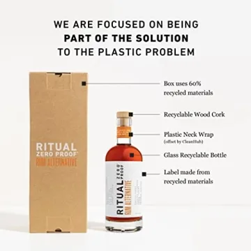 Ritual Zero Proof Rum Alternative 750ml Non-Alcoholic Spirit