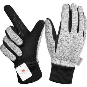 MOREOK Winter Gloves -10°F 3M Thinsulate Warm Gloves Bike Gloves Cycling Gloves for Driving/Cycling...