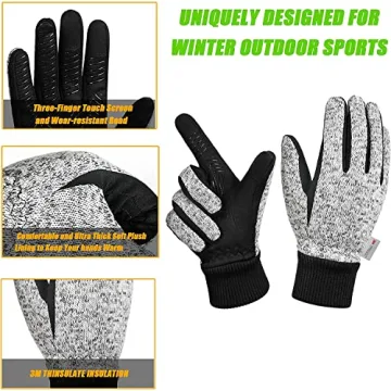 MOREOK Winter Gloves Warm -10°F for Cycling and Outdoors