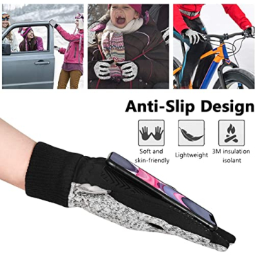 MOREOK Winter Gloves Warm -10°F for Cycling and Outdoors