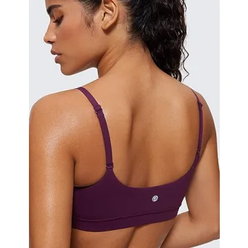 CRZ YOGA Butterluxe Adjustable Sports Bra - Soft & Stylish