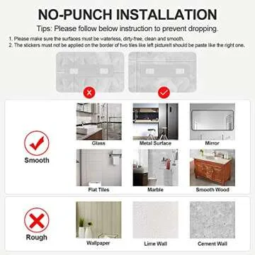 Toothpaste Dispenser Toothbrush Holder Set,3-in-1 Wall Mounted Toothbrush Holder Toothpaste Squeezer with Storage Grids Set Wall Mounted Bathroom