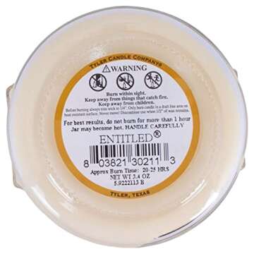 Prestige Collection Tyler Candle - Entitled 3.4oz