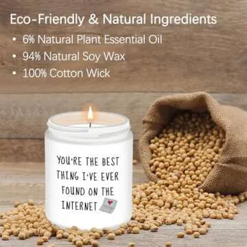 Gifts for Her Him, Funny Birthday Anniversary Romantic Gifts for Her Wife, Girlfriend, Best Friends, Bestie, Best Candles Gifts for Women