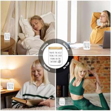 Gifts for Her Him, Funny Birthday Anniversary Romantic Gifts for Her Wife, Girlfriend, Best Friends, Bestie, Best Candles Gifts for Women